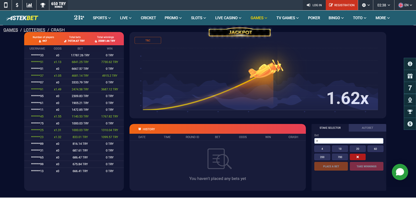 Astekbet Crash Astekbet Crash Game
