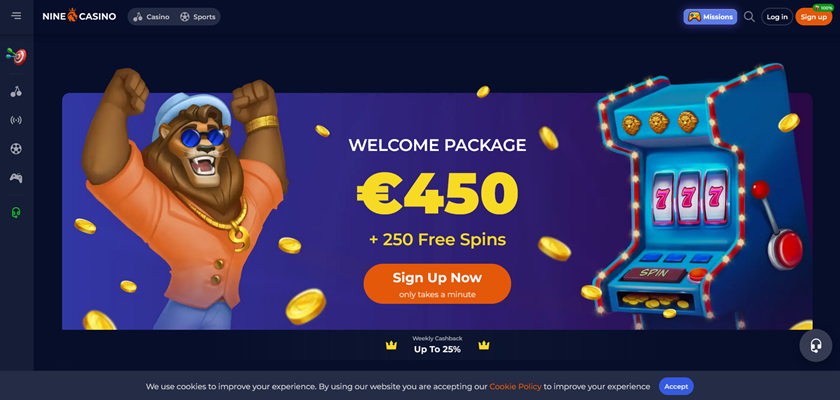 Nine Casino Online Casino About NineCasino